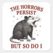 その惨状は続くが僕もそうだ スクエアシール (正面)