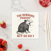 その惨状は続くが僕もそうだ スタンダードカクテルナプキン (インサイチュ)