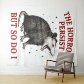 その惨状は続くが僕もそうだ タペストリー (インサイチュ(横))