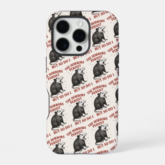 その惨状は続くが僕もそうだ iPhoneケース (裏面)