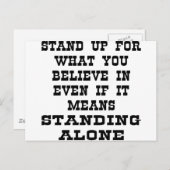 その意味で信じもの為にもし立つ ポストカード (正面/裏面)