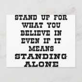 その意味で信じもの為にもし立つ ポストカード (正面)