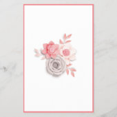 その愛の歌のブライダルシャワーゲームカード チラシ (裏面)