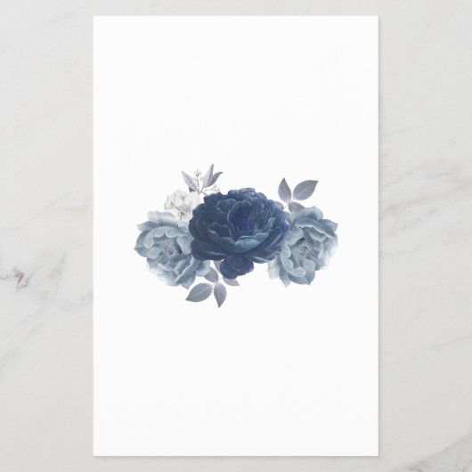 その愛歌ブライダルシャワーゲームカードフライヤーの名前 チラシ (裏面)