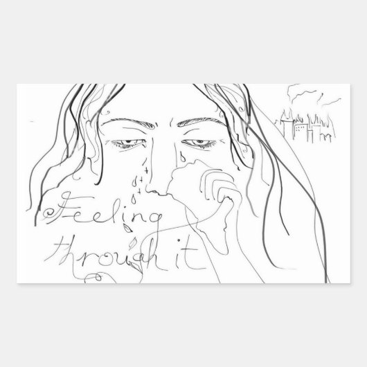 その感じ間に 長方形シール (正面)