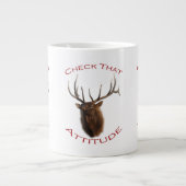 その態度を確かめる ジャンボコーヒーマグカップ (正面)