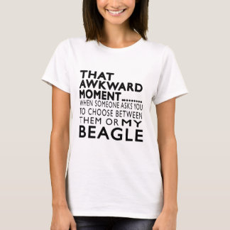 その扱いにくい時のビーグル犬 Tシャツ