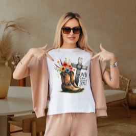 その救驚くべき恵みによって Tシャツ