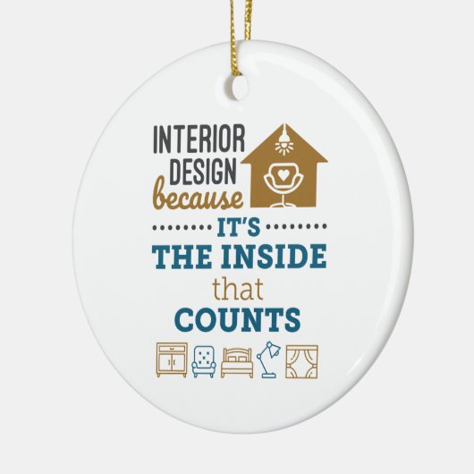 その数だけ内側だからインテリアデザイン セラミックオーナメント (左)
