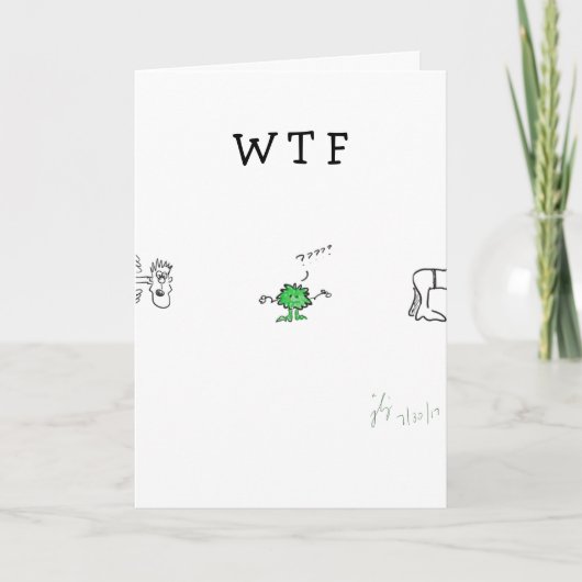 その日のグリーティングカード サンキューカード (正面)