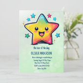 その日の主役 お誕生日スター テーマ 招待状 (スタンド正面)