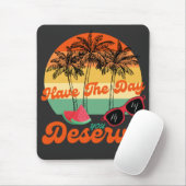 その日の引用文を受けカッコいいやる気を起こさせるる マウスパッド (マウス)