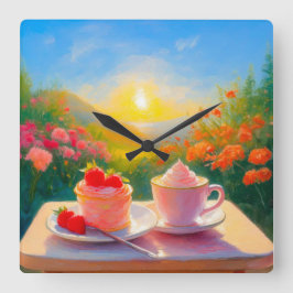 その日の最も甘い午後 スクエア壁時計