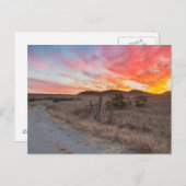 その日の最初の夕日 ポストカード (正面/裏面)