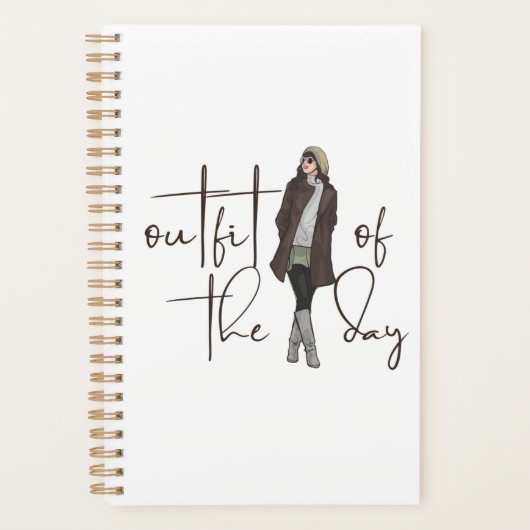 その日の服装 プランナー手帳 (正面)
