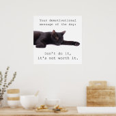 その日の皆さんの民主化メッセージ ポスター (キッチン)