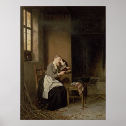 その日リラックスの仕事の後の ポスター (正面)