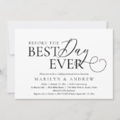 その日最高の前にのリハ結婚ーサルディナー 招待状 (正面)