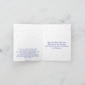 その日生まれる愛を知るように。 イエス・キリスト。 青い シーズンカード (内部)