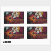 その時お前の光がステッカーを破る 長方形シール (シート)