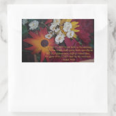 その時お前の光がステッカーを破る 長方形シール (バッグ)