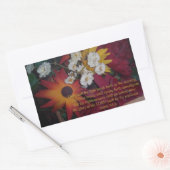 その時お前の光がステッカーを破る 長方形シール (封筒)