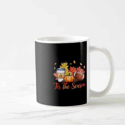 その時が来た 足元 秋 足元 カボチャ S コーヒーマグカップ (右)