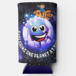 その時に一つの惑星を探索する。ロケットに乗った少年 スリム缶クーラー