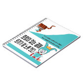 その時に猫の遠くに韓国語の ノートブック (左側)