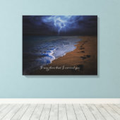 その時に私は君運だ。20x16 (stormy) キャンバスプリント (インサイチュ (ウッドフロア))