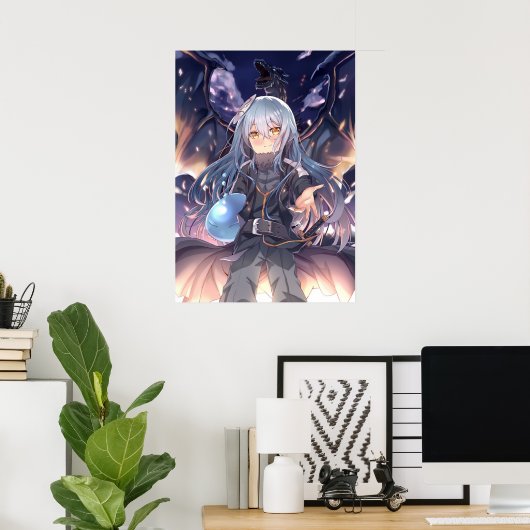 その時に私は得スライムリ・テとして生まれ変わった ポスター (ホームオフィス)