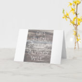 その時も今も、これからも - 結婚記念日の結婚式 更新 カード (黄色い花)