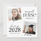 その時今 | 2フォトナース卒業 招待状 (正面)