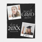 その時今 | 2写真卒業のお知らせ フリースブランケット (正面)