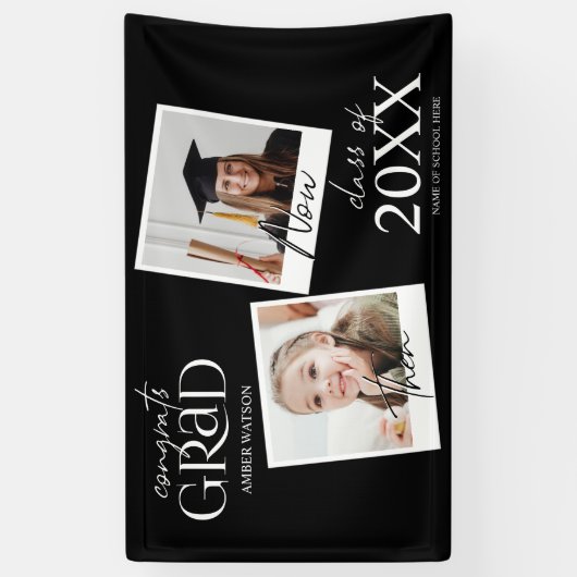 その時今 | 2写真卒業 横断幕 (縦)