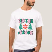 その時季がやってくる クリスマスTシャツ Tシャツ (正面)