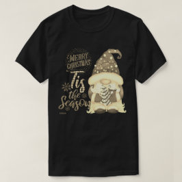 その時節となりました 面白い クリスマス グノーム Tシャツ