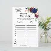 その曲に名前を付けるブライダルシャワー英語ゲスペインのーム (スタンド正面)