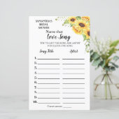 その曲に名前を付けるブライダルシャワー英語ゲスペインのーム (スタンド正面)