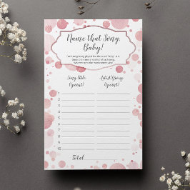 その曲の名前バラ金ゴールド紙吹雪ベビーシャワーゲーム