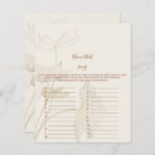 その曲の名前ベビーシャワーゲーム (正面/裏面)