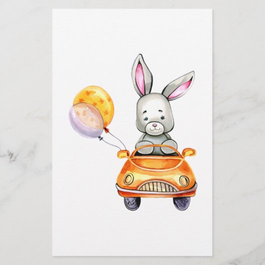 その曲の名前ベビーバニー赤ちゃんシャワーゲーム (裏面)