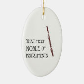 その最も崇高な楽器 – バスーンオーナメント セラミックオーナメント (右)