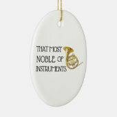 その最も崇高な楽器 – ホーフランスのン セラミックオーナメント (右)