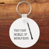 その最も崇高な楽器- Oboe Keychain キーホルダー (正面)