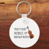 その最も高貴な楽器- Viola Keychain キーホルダー (正面)