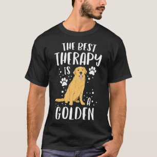 その最高のセラピーはゴールデンレトリバー犬の子犬Mである Tシャツ