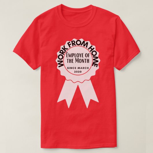 その月の在宅勤務 Tシャツ (デザイン正面)
