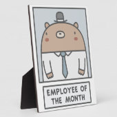 その月の従業員 フォトプラーク (側面)