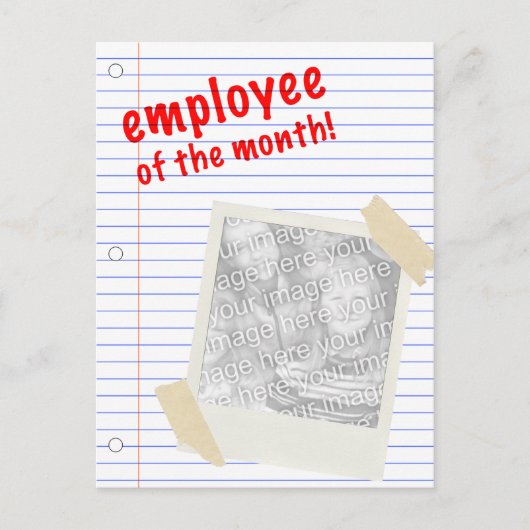 その月の従業員 ポストカード (正面)